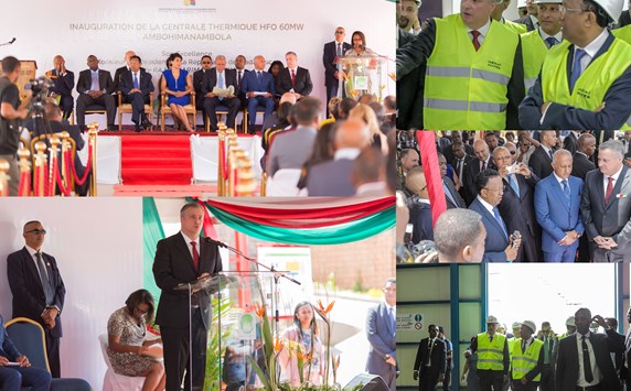 Aksa Enerji'nin Madagaskar Santralini Madagaskar Cumhurbaşkanı Açtı