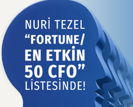 Aksa Enerji CFO'su Nuri Tezel "En Etkin 50 CFO" Listesinde