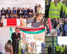 The President of Madagascar  Inaugurated Aksa Energy's Madagascar Power Plant